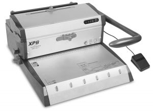 Комбинирана електрическа подвързваща машина TPPS XP6 с метални спирали 2:1 и 3:1