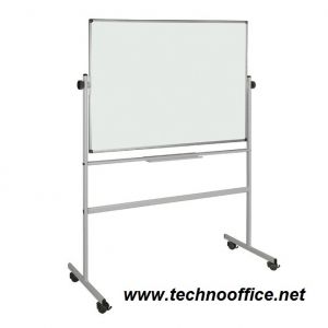 White rotating alum board frame 90/120cm