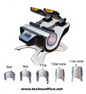 Двойна термопреса 5 в 1 за чаши Freesub ST210-5